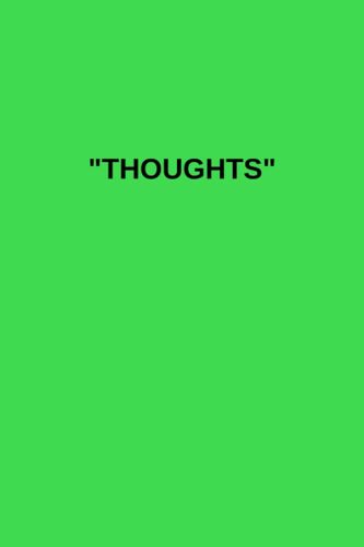 "Thoughts": Off-White Inspired Lined Notebook And Journal