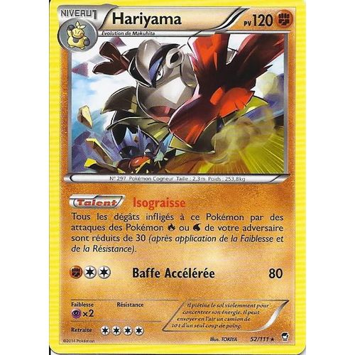 Hariyama 52/111 - Xy Poings Furieux