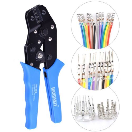 SN-28B Pale - Dupont broche de sertissage , outil de sertissage connecteur de borne de fil à cliquet 2.54mm 3.96mm