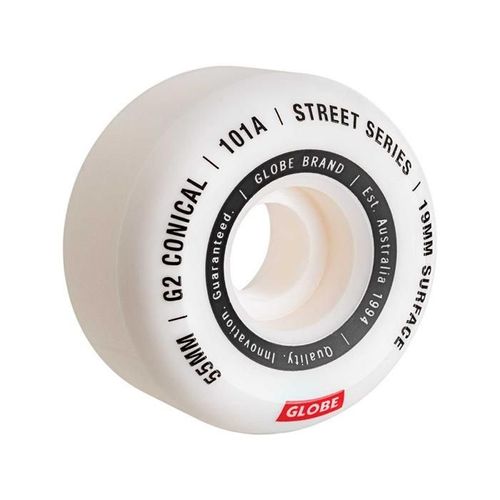 Roues Skate Globe G2 Conical Street Wheel White