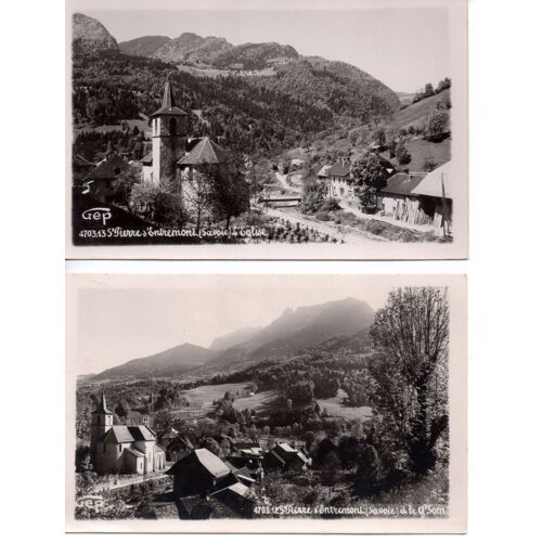 73 Savoie - St-Pierre D'entremont - Lot De 2 Cartes