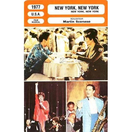 Fiche Monsieur Cinema New York, New York De Martin Scorsese Avec Robert De Niro, Liza Minnelli Et Lionel Stander