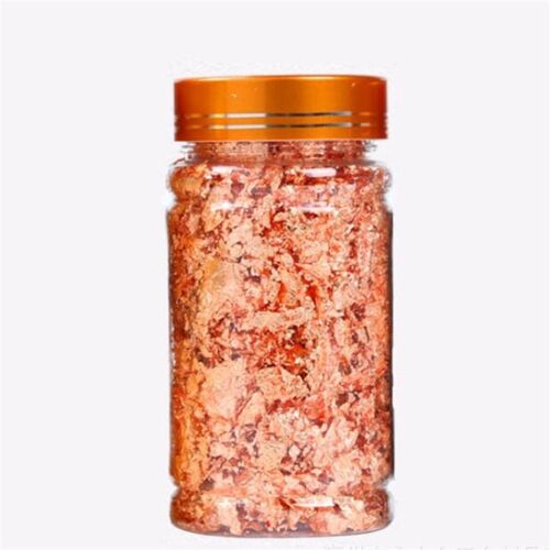 Copos De Oro Rosa Comestible Para Decoración Para Hornear, Lentejuelas De Aluminio, Decoración De Tarta Macarrón, Bricolaje, Decoración Artística De Uñas, 3g-Générique