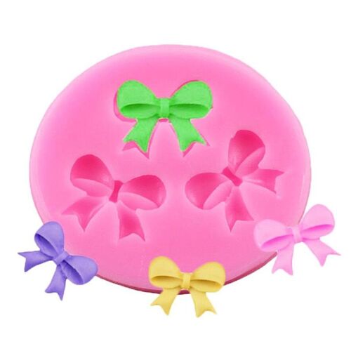 Molde De Silicona Para Fondant, Molde De Silicona Para Budines, Lazo De 3 Agujeros, Diseño De Lazo Anudado, Modelado, Herramientas De Decoración De Pasteles, Moldes Para Hornear-Générique