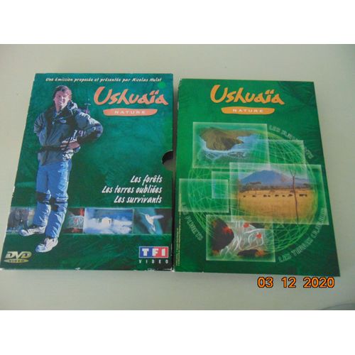 Dvd Coffret 3 Disques Ushuaia Nature ,Les Forets ,Les Terres Oubliées , Les Survivants