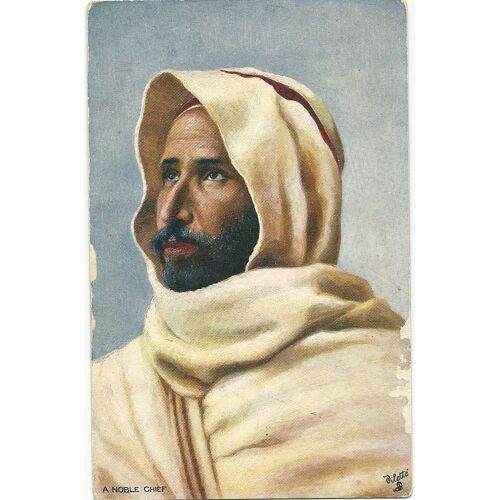 Carte Postale Ancienne, Égypte, " Type Arabe ", A Noble Chief