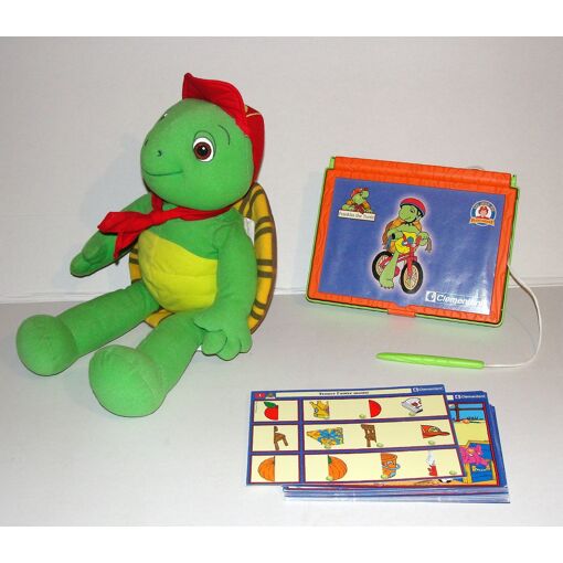 Peluche Tortue FRANKLIN Parlante - Environ 37 Cm - Peluche Vintage Pour Enfant - Occasion