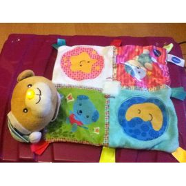 Doudou V'tech Chant Ourson Couleur Varié Borde D'etiquettes