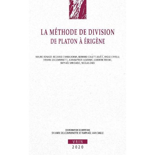 La Méthode De Division De Platon À Erigène