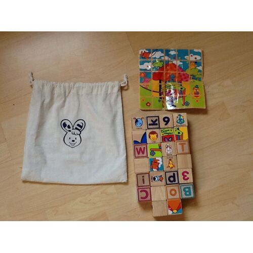 Jeu De Cubes En Bois