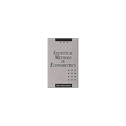 Statistical Methods In Econometrics
