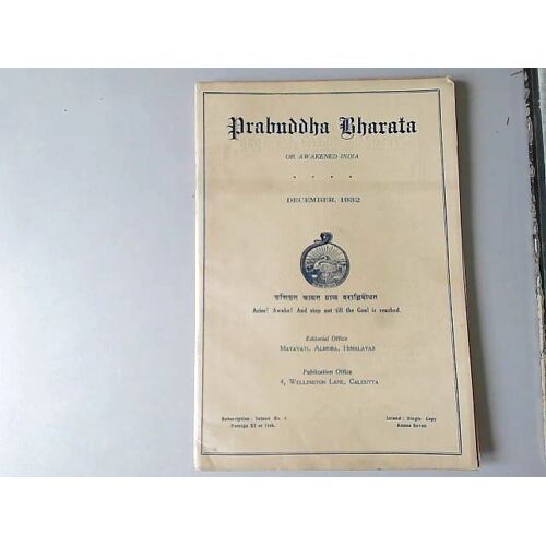 Prabuddha Bharata Or Awakened India. December 1932.