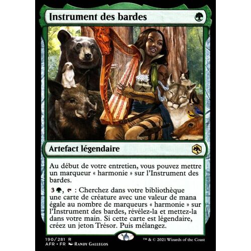 Instrument Des Bardes - Mtg - Dungeons & Dragons - Aventures Dans Les Royaumes Oubliés - R - 190/281