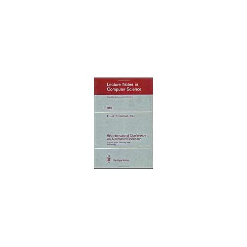9th International Conference On Automated Deduction