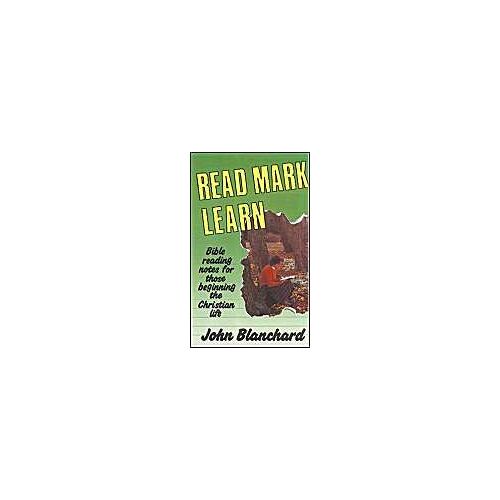 Read Mark Learn: Bible Reading Notes For Those Beginning The Christian Life