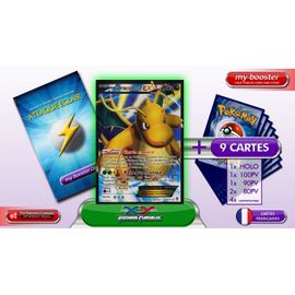 Dracolosse Ex Full Art 108/111 180pv Xy 3 Poings Furieux (Furious Fists) - Booster Optimisé Attaque Eclair De 10 Cartes Pokemon Francaises