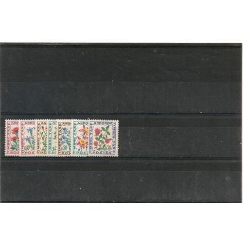 Andorre Taxe 1964-71 (Yvert 46/52) Série Complète, Neufs**