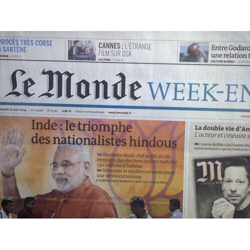 Le Monde Week-End N°21563 17 Mai 2014 + Suppléments