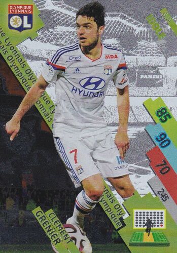 Carte Panini Foot Adrenalyn Xl 2014/2015 Clement Grenier Lyon Idole
