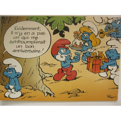 Peyo - Schtroumpf N°17- Evidemment Il N'y En A Pas Un Qui...
