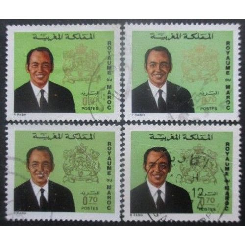 Maroc N°667 X 4 Oblitéré