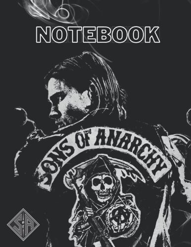 Sons Of Anarchy Notebook: Sons Of Anarchy Tv Show Notebook , Jax Teller , Series Quotes | 8.5x 11 With 120 Pages, In Lined.