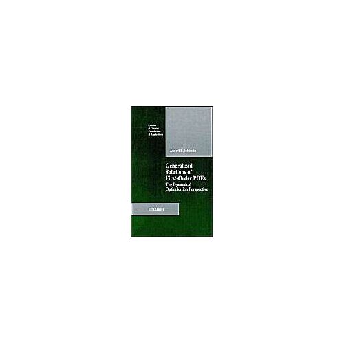 Generalized Solutions Of First Order Pdes