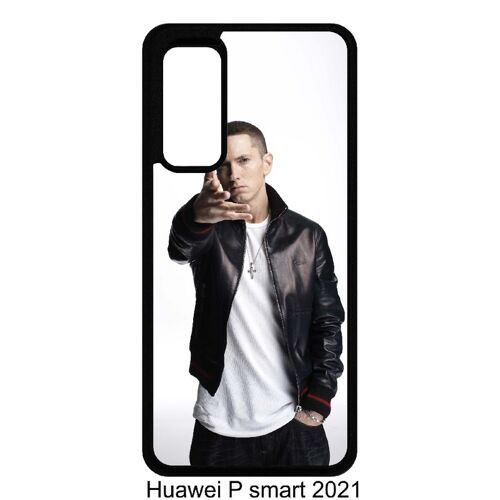 Coque huawei p smart 2021 - hip hop rap us eminem - noir