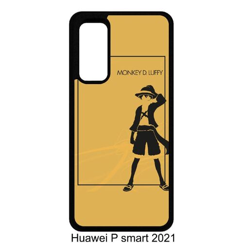 Coque huawei p smart 2021 - one piece monkey d luffy - noir