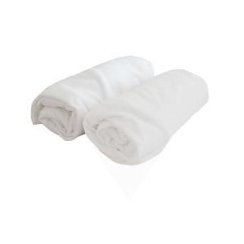 Doux Nid Lot De 2 Draps Housse Blanc 70x140cm
