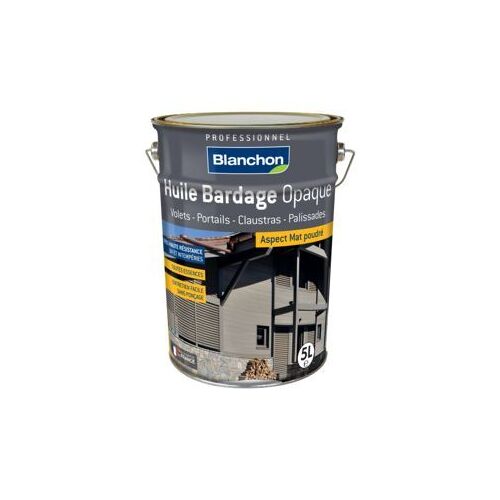 Huile de bardage teintée opaque - red cedar - 5 litres BLANCHON
