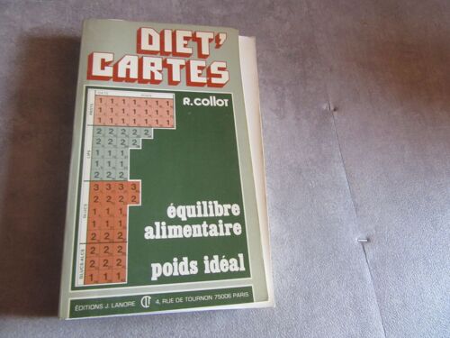 R Collot Diet Cartes Equilibre Alimentaire Poid Ideal