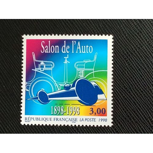 Timbre France Y T 3186 Centenaire Du Mondial De L'Automobile De Paris 1998 ( 031009 )