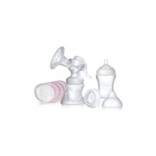 Nuby - Nt72035 - Tire - Lait - Tire - Lait Manuel +1 Biberon 150ml + 1 Biberon 240 Ml + 1 Couvercle + 12 Coussinets D'allaitemen