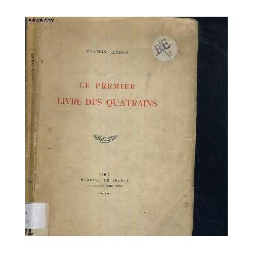 Le Premier Livre Des Quatrains