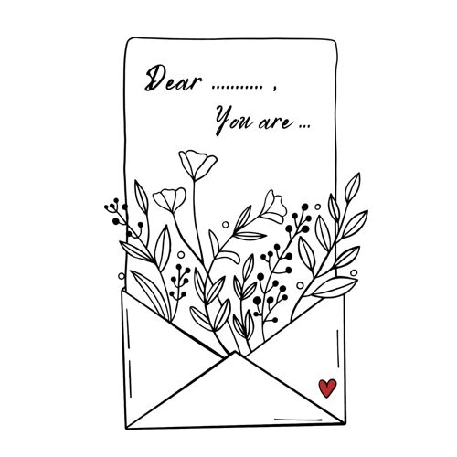 Dear ... , You Are ... (A Letter From Above): Coloring And Journal Book