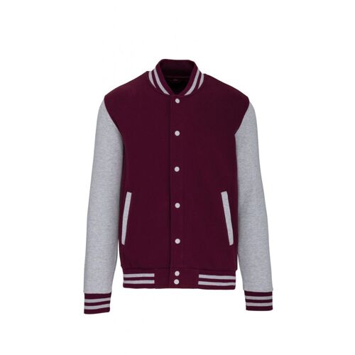 Blouson molleton teddy unisexe KARIBAN Wine XS