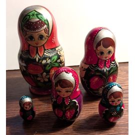 Poupée Russe / Matriochka vintage "femme" - 1997