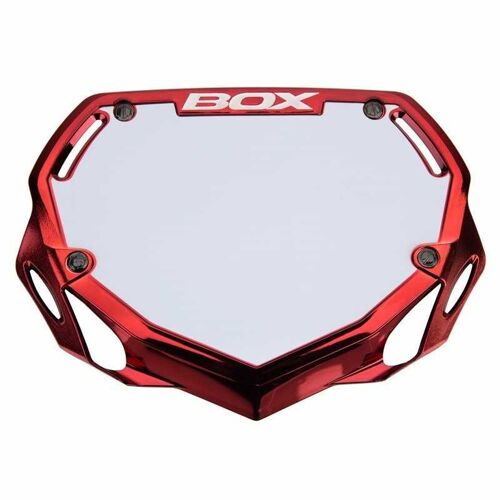 Plaque Box® - Small - Plusieurs Couleurs Chrome Red