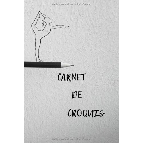Carnet De Croquis: Cahier De Dessin Pour Enfants Et Adultes Passionnés | 100 Pages Blanches Format A5 | 90g/M² Papier Sans Acide | Pour Dessins Et Notes | Noir/Blanc Et Ballet | Idée Cadeau Anniversai