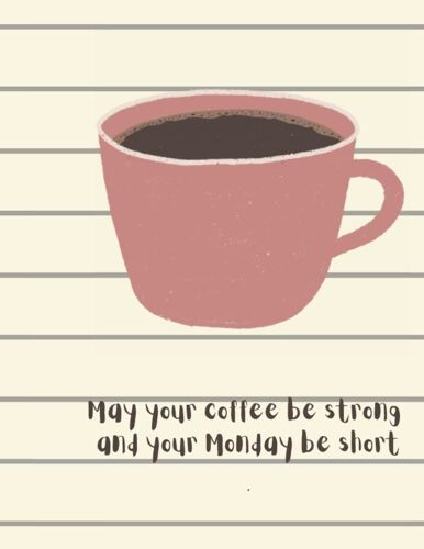 Coffee Composition College Ruled Notebook In Office Supplies: Beautiful And Funky Ruled Notebook For Writing Notes Or Just Penning Down Your Thoughts