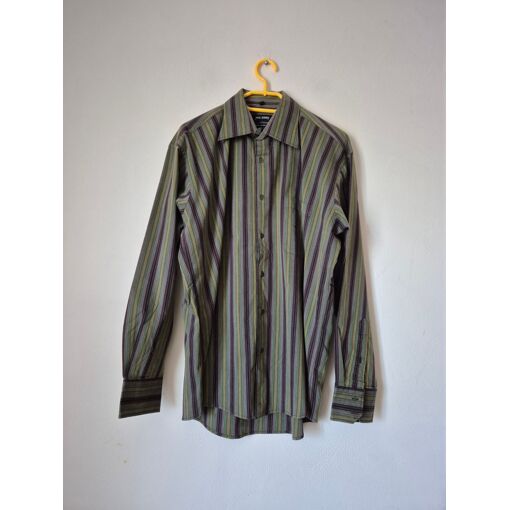 Chemise Vintage Yves Dorsey Y2K - Motifs Colorés - Coton - Taille L - Occasion Très Bon état