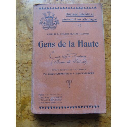 Gens De La Haute Par Joseph Schroeder Et P. Bruck-Gilbert
