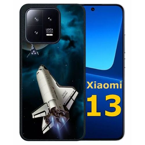Coque pour xiaomi 13 - nasa planete - silicone - noir