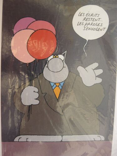 Geluck- Le Chat- Les Ecrits Restent... Les Paroles S'envolent