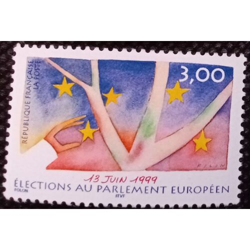 Timbre France 1999 Neuf ** Yt 3237 - 13 Juin 1999 Élection Au Parlement Européen