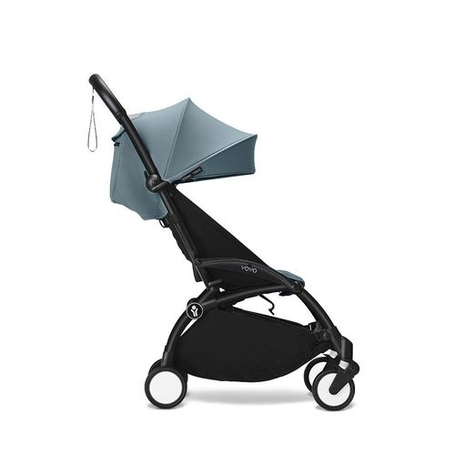Poussette Stokke® Yoyo³ À Partir De 6 Mois - Cadre Noir/Aqua - Bleu
