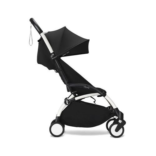 Poussette Stokke® Yoyo³ À Partir De 6 Mois - Cadre Blanc/Noir - Noir