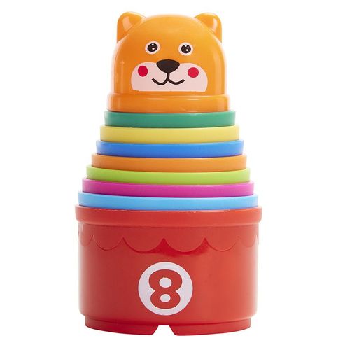 Lot De 9 Tasses À Empiler - Multicolore