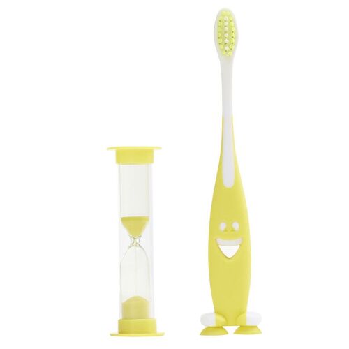 Brosse À Dent Aloha 2.0 Avec Sablier Jaune - Jaune